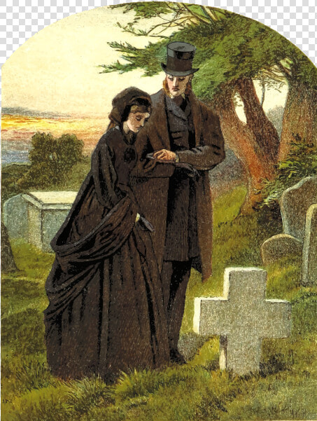 Couple On Graveyard   Scalable Vector Graphics  HD Png DownloadTransparent PNG