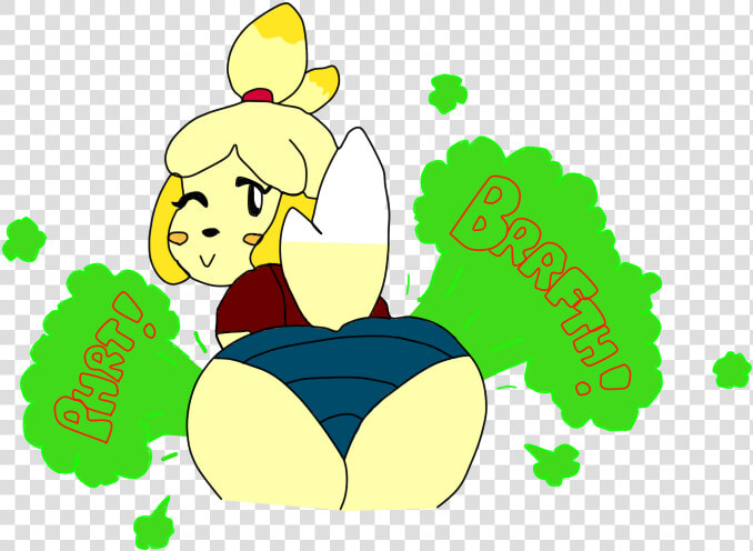 More Isabelle Farts By Awfulartistsketch By Soniclover562   Isabelle Animal Crossing Fan Art  HD Png DownloadTransparent PNG