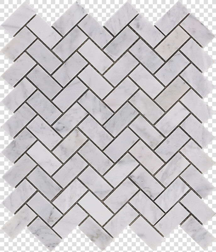 Centurymosaic 1 Inch By 2 Inch Herringbone Marble Mosaic   Mosaic  HD Png DownloadTransparent PNG