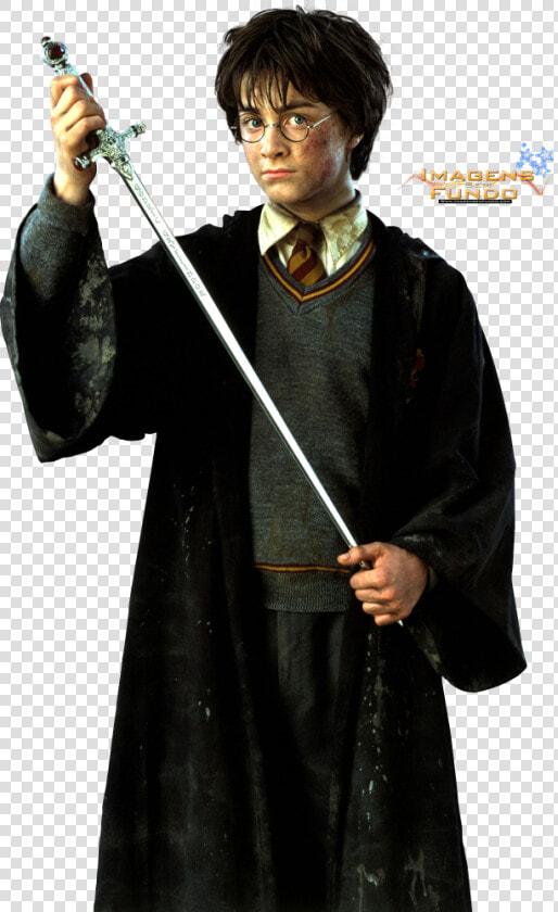 Imagem   Harry Potter Holding Sword  HD Png DownloadTransparent PNG