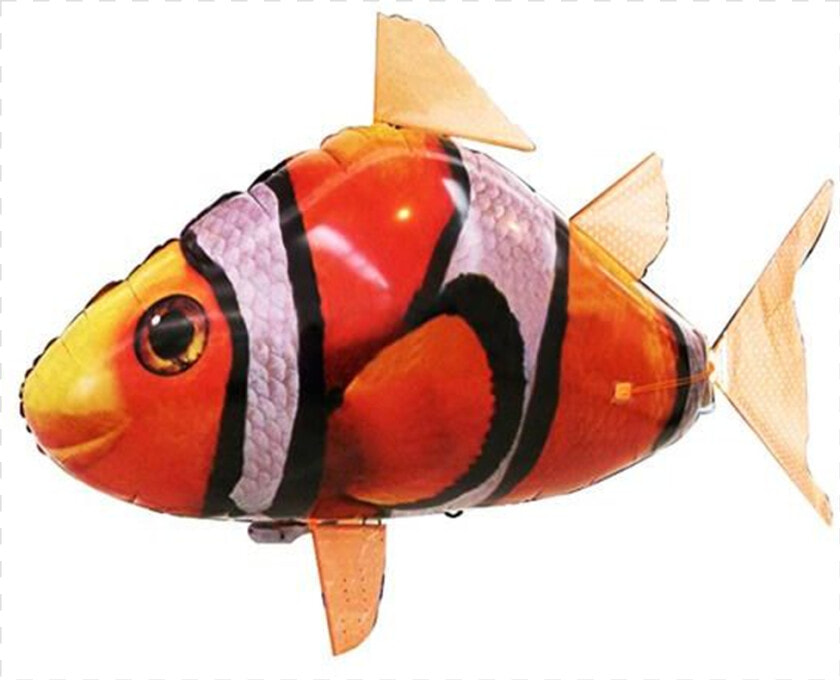 Remote Control Flying Fish Air Shark Clown Fish Class   Flying Balloon Fish Toy In Shopee  HD Png DownloadTransparent PNG