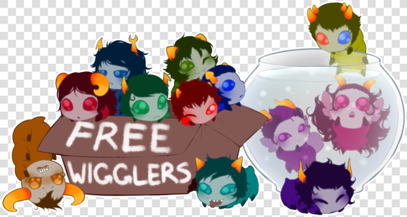 Tavros Nitram homestuck ms Paint Megido vriska Serket kanaya   Homestuck Wiggler  HD Png DownloadTransparent PNG