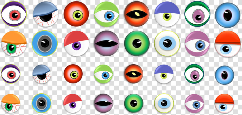 Eyeball Clipart Eye Ball   Monster Eyes Clipart  HD Png DownloadTransparent PNG