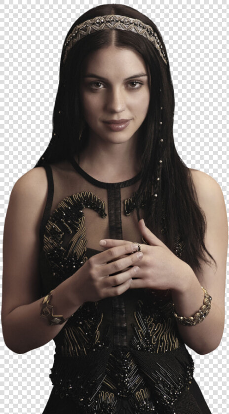 Adelaide Kane Reign Black Dress   Png Download   Adelaide Kane Png  Transparent PngTransparent PNG