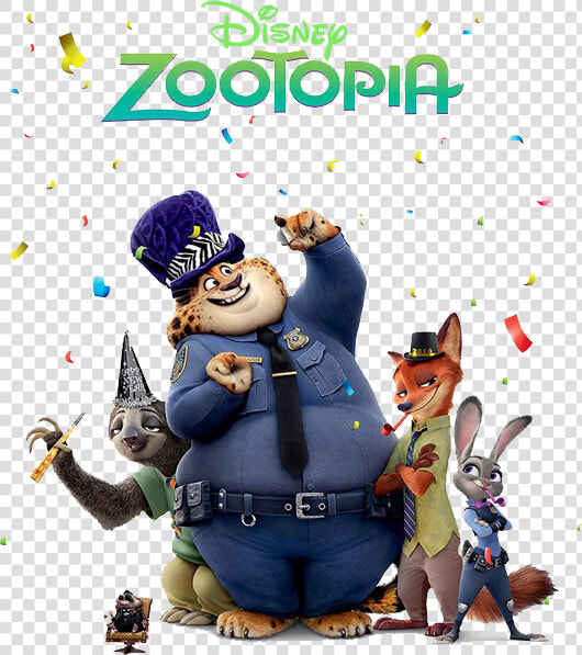 Zootopia Characters Transparent   Happy New Year Zootopia  HD Png DownloadTransparent PNG