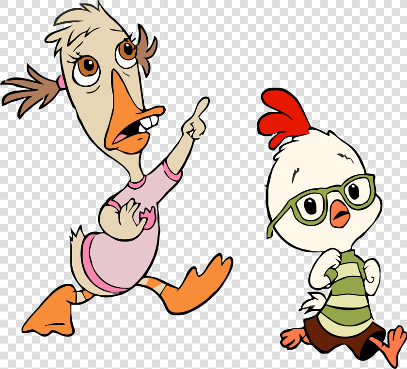 Chicken Little Abby Mallard Look Clipart Png   Chicken Little And Abby Mallard Png  Transparent PngTransparent PNG