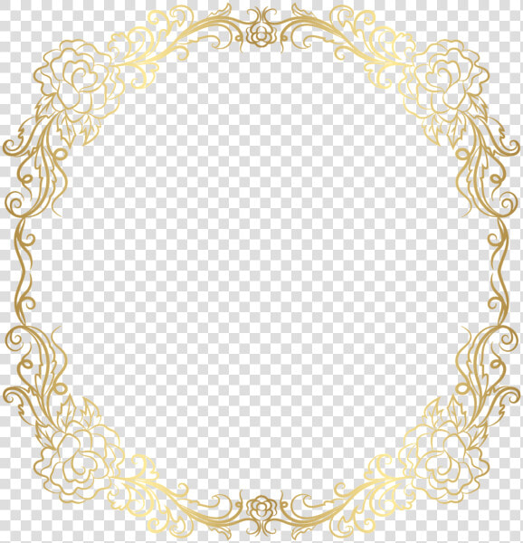 Frame Gold Filigree Border  HD Png DownloadTransparent PNG