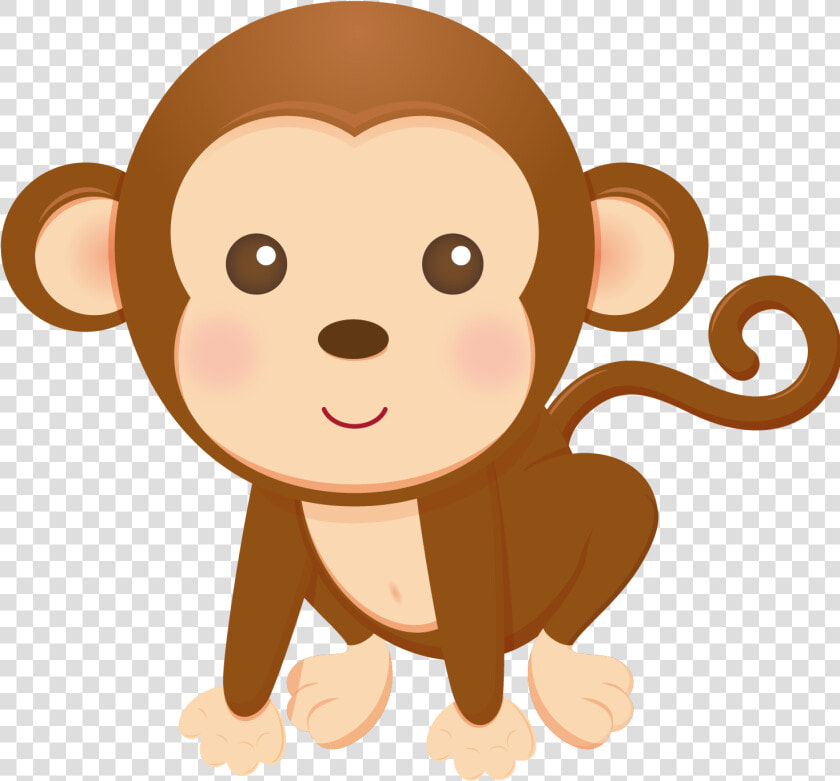 Monkeys Clipart Safari   Baby Monkey Clipart  HD Png DownloadTransparent PNG