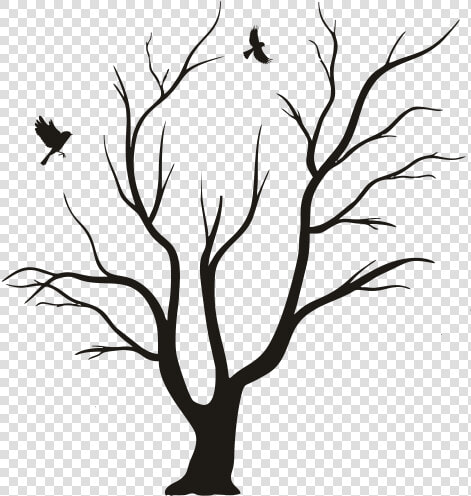 Silueta De Arbol Sin Hojas  HD Png DownloadTransparent PNG