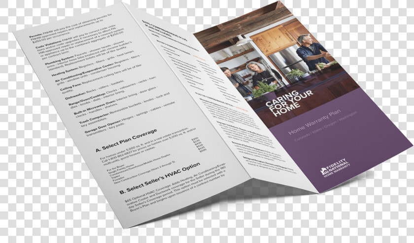 Fidelity National Home Warranty Brochure  HD Png DownloadTransparent PNG