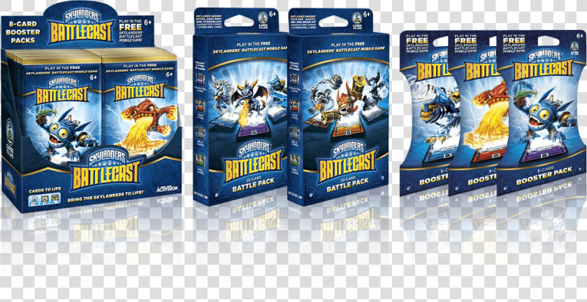 Skylanders Battlecast Cards Packs  HD Png DownloadTransparent PNG