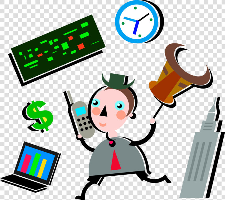 Vector Illustration Of Stock Market Investor Places  HD Png DownloadTransparent PNG