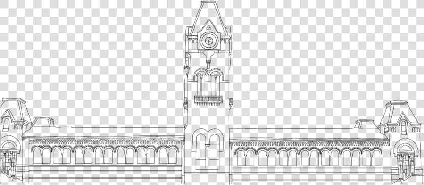 Chennai Central Line Drawing  HD Png DownloadTransparent PNG