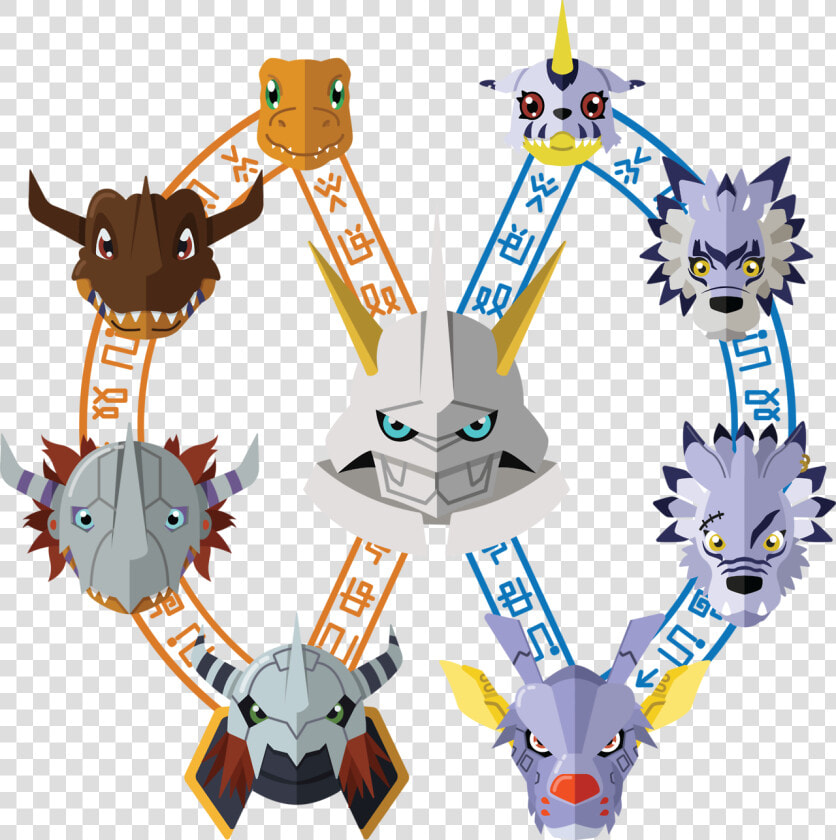 “ More Digimon T shirt Designs   Digimon Adventure Tri Agumon And Gabumon  HD Png DownloadTransparent PNG