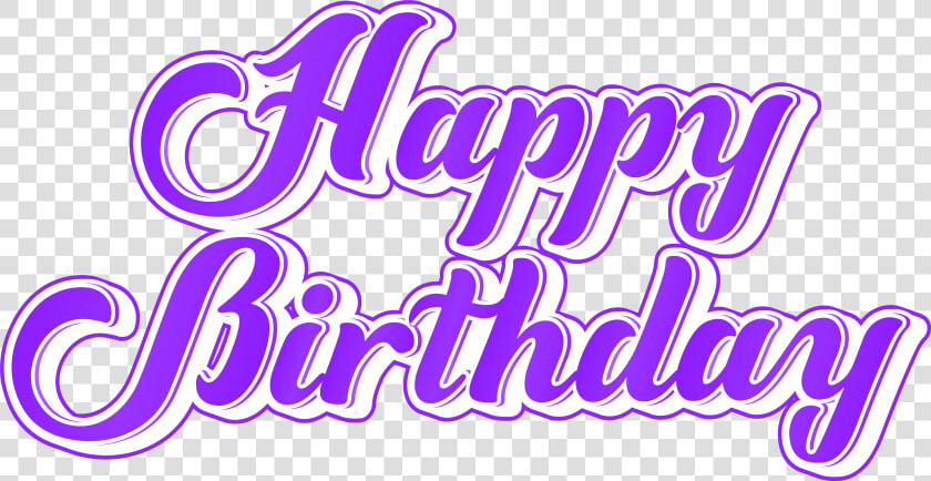 Free Png Download Purple Happy Birthday Png Images   Hd Images Of Happy Birthday Png  Transparent PngTransparent PNG