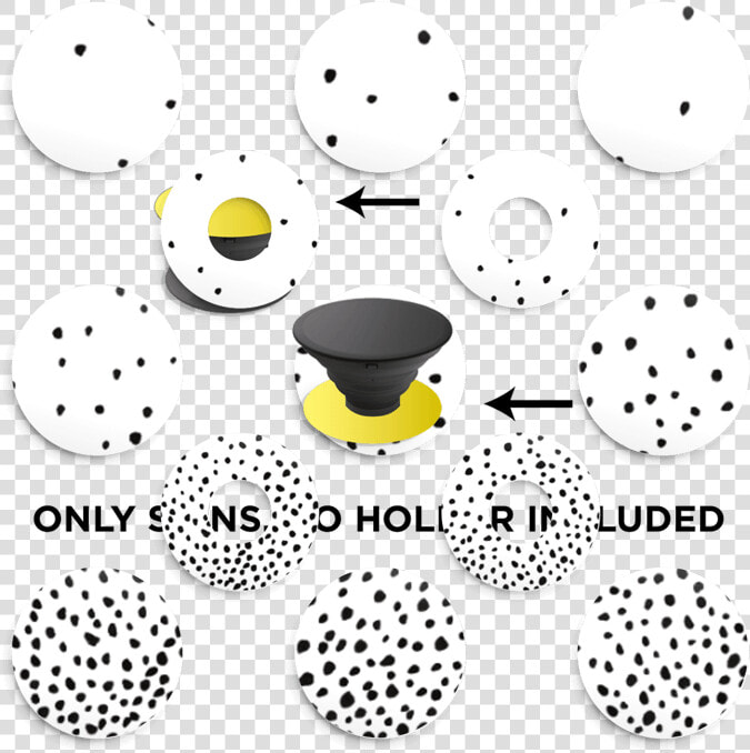 Rain Of Dots Skin Phone Holder   Circle  HD Png DownloadTransparent PNG