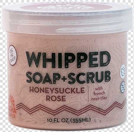 Honeysuckle Rose Whipped Soap Scrub Class   Cosmetics  HD Png DownloadTransparent PNG