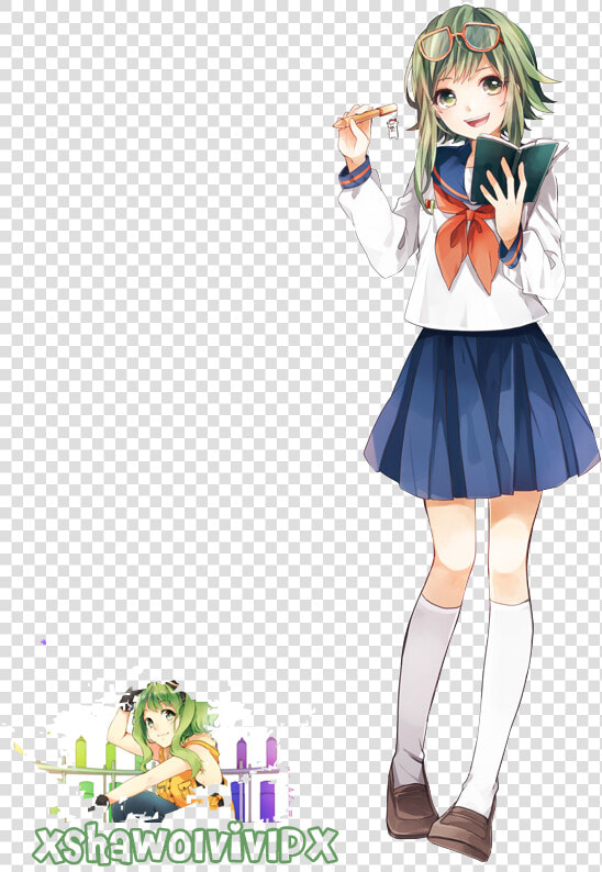 Gumi From Vocaloid Render  HD Png DownloadTransparent PNG