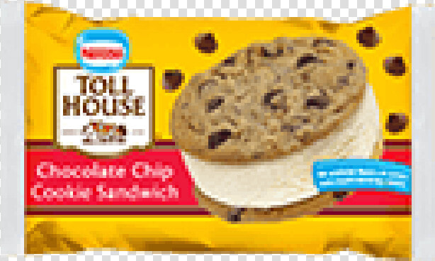 Nestle Toll House Chocolate Chip Cookie Ice Cream Sandwich  HD Png DownloadTransparent PNG