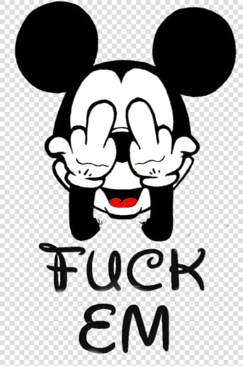 Mickey Mouse Swearing Drawing  HD Png DownloadTransparent PNG