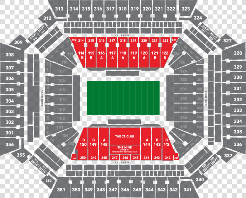 Hard Rock Stadium Seats  HD Png DownloadTransparent PNG