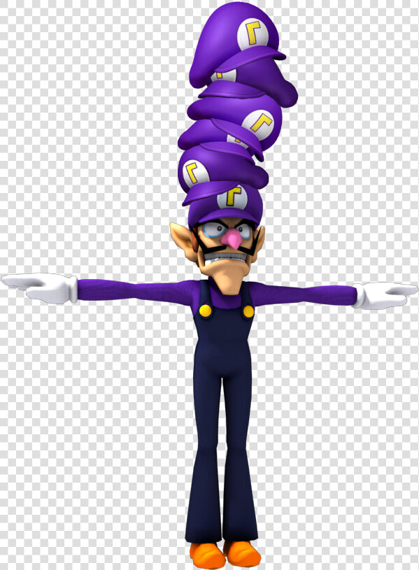 Waluigi S Hat On Waluigi S Hat On Waluigi S Hat On   T Pose Fortnite Png  Transparent PngTransparent PNG