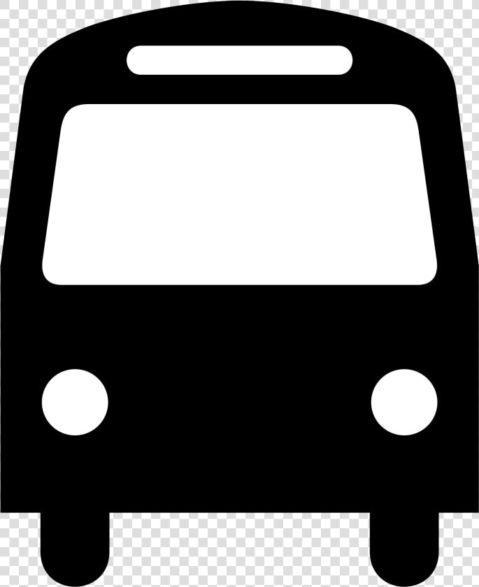 Bus Cliparts Transparent   Bus Clipart Black  HD Png DownloadTransparent PNG