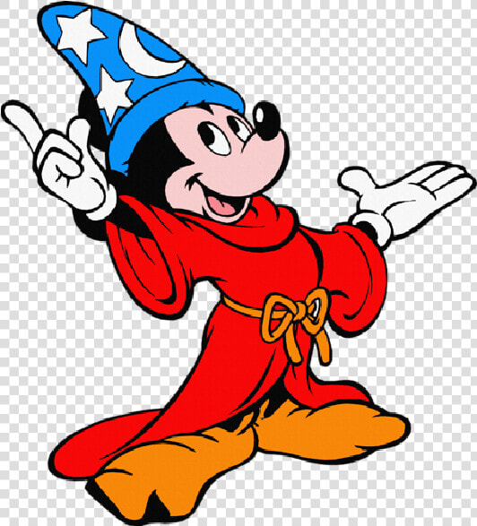 Mickey Mouse Mickey The Sorcerer Disney Halloween Characters   Magician Mickey Mouse  HD Png DownloadTransparent PNG