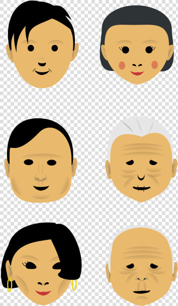 Smooth Faces Svg Clip Arts   Clipart Faces Old Woman  HD Png DownloadTransparent PNG