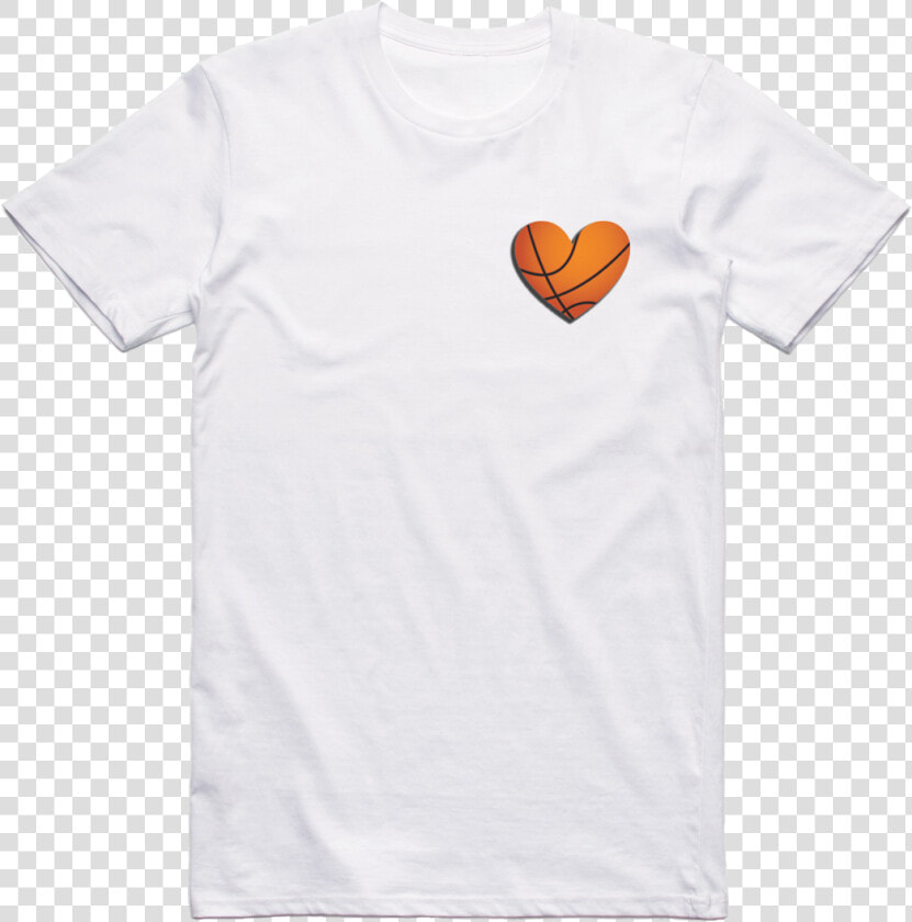 Load Image Into Gallery Viewer  Heart Basketball Tee   Active Shirt  HD Png DownloadTransparent PNG