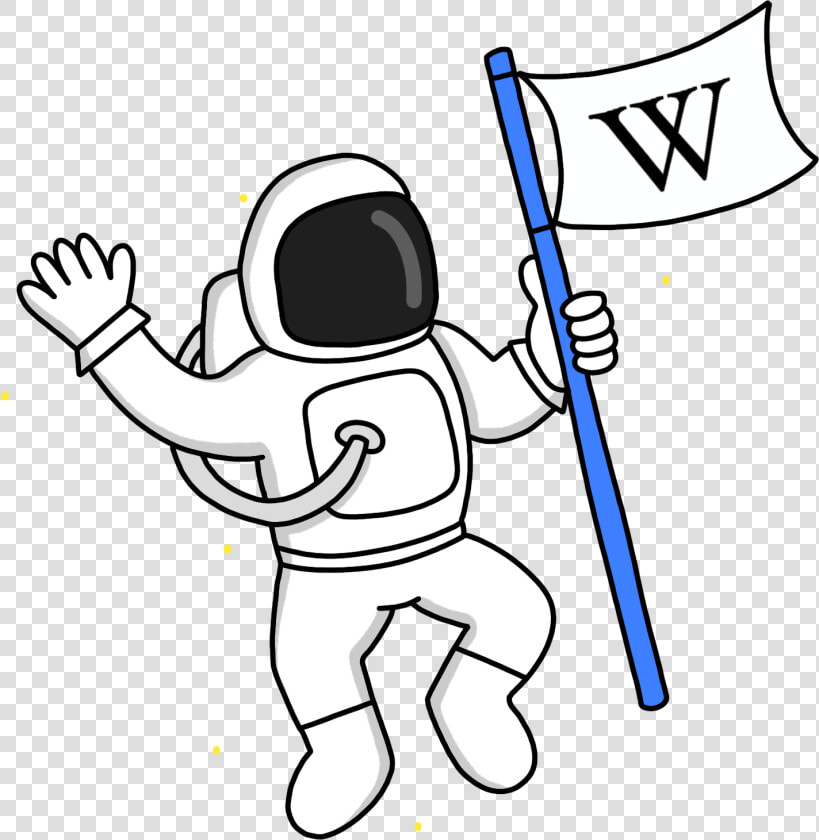 Astronaut Simplified   Wikipedia  HD Png DownloadTransparent PNG