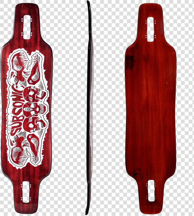 Subsonic Skateboards Ruse Longboard Bottom Profile   Longboard  HD Png DownloadTransparent PNG