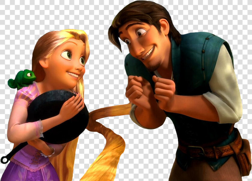 Flynn  amp  Rapunzel   Rapunzel And Eugene Cute  HD Png DownloadTransparent PNG