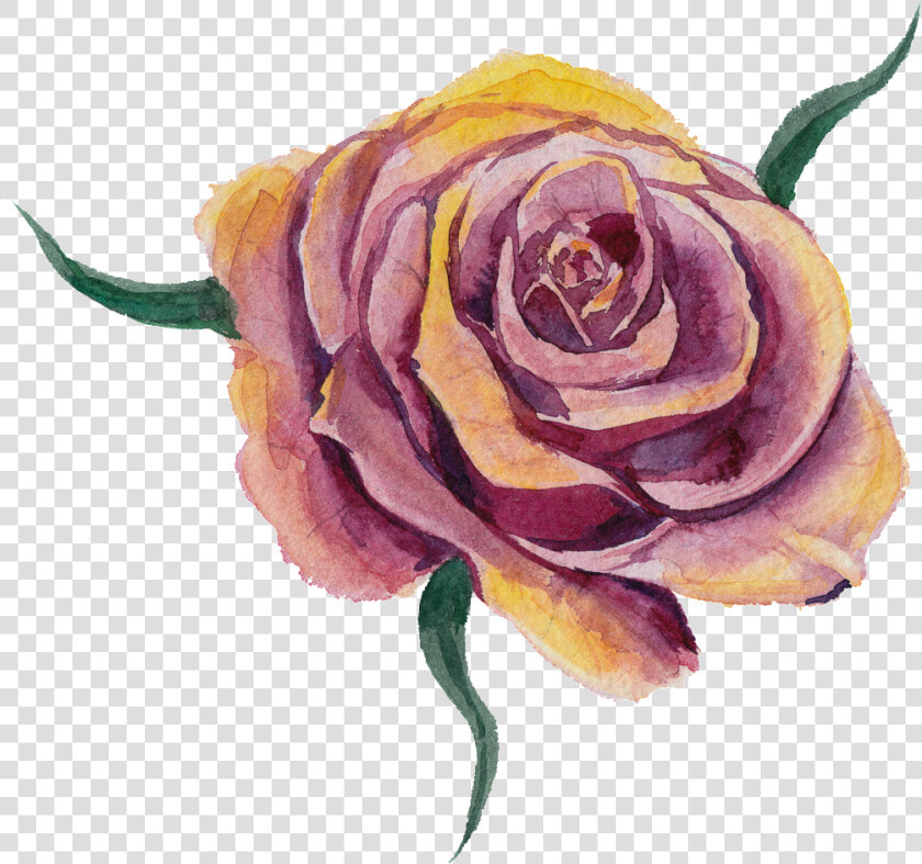 Purplish Yellow Flower Watercolor Transparent Flower   It  39 s Hard Growing Up Without A Father But Its Easy  HD Png DownloadTransparent PNG