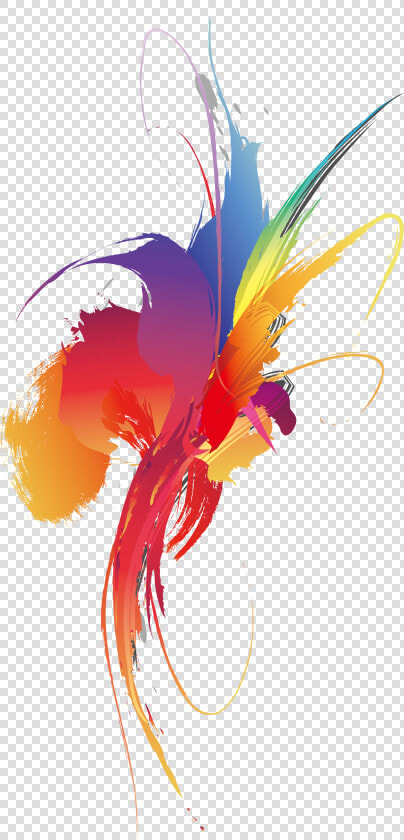 Color Wallpaper Colorful Smear   Vector Ink Splash Png  Transparent PngTransparent PNG