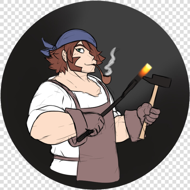 Transparent Blacksmith Png   Cartoon  Png DownloadTransparent PNG