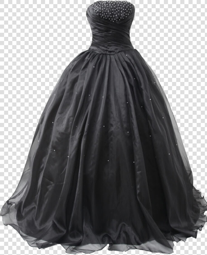 Black Dress Png Image Background   Masquerade Ball Black Ball Gown Wedding Dresses  Transparent PngTransparent PNG