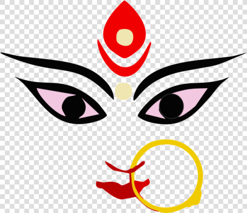 Beautiful Durga Clip Art   Maa Durga Face Png  Transparent PngTransparent PNG