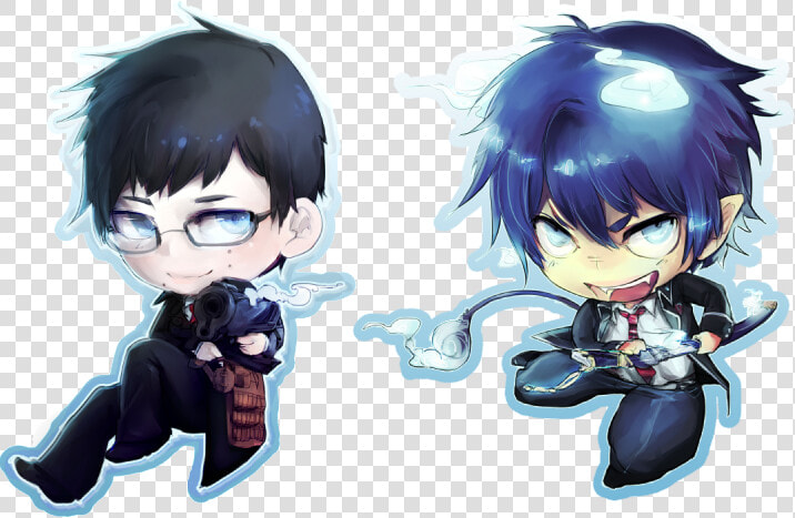 Blue Exorcist Rin And Yukio Chibi  HD Png DownloadTransparent PNG