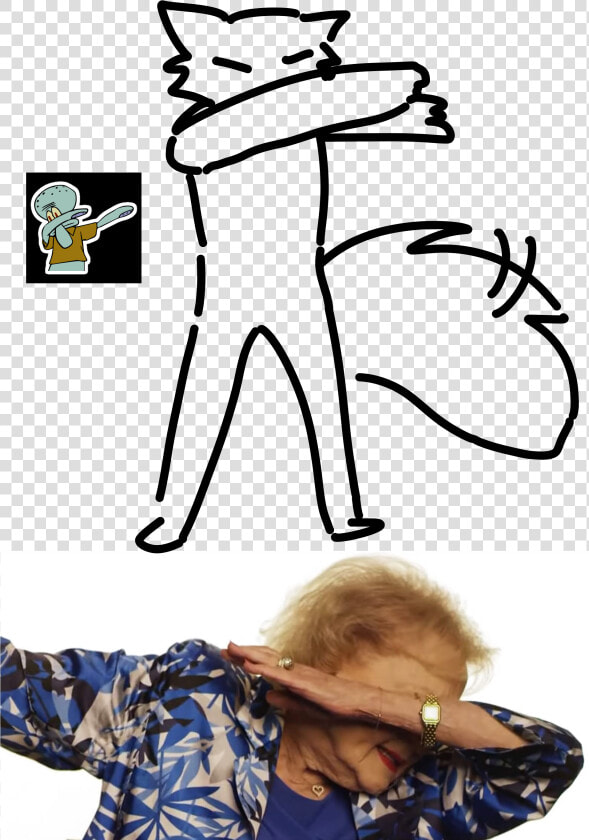 Betty White Dabbing   Png Download   Had You By Accident Meme  Transparent PngTransparent PNG