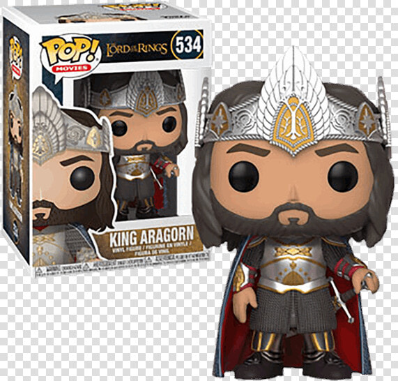 King Aragorn Funko Pop  HD Png DownloadTransparent PNG