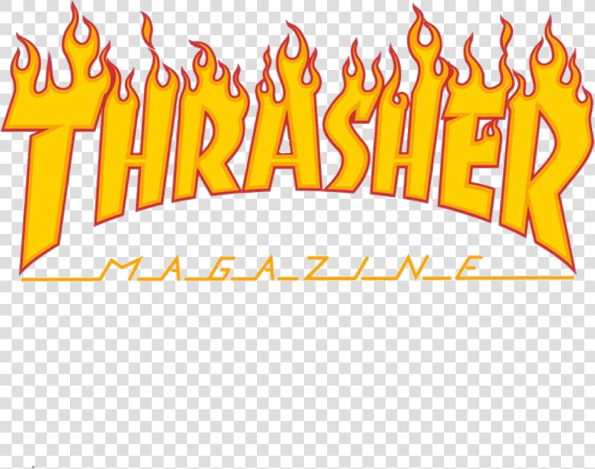  trendylogos  thrasher  logos  trendy  clothes  skateboard   Thrasher Magazine Flame Logo  HD Png DownloadTransparent PNG