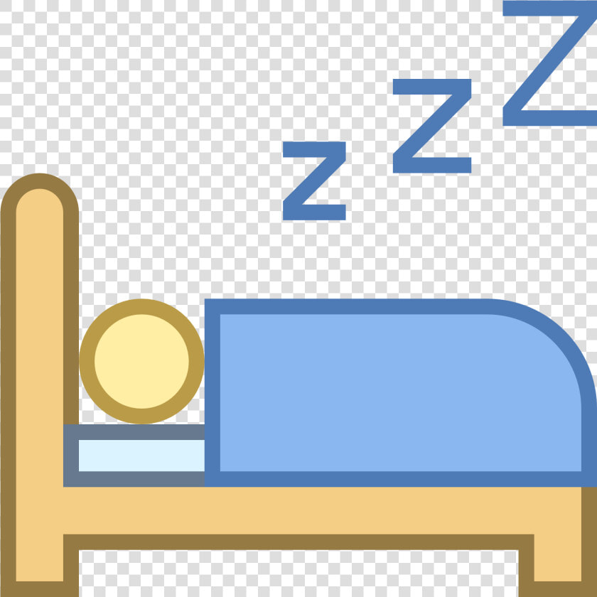 Sleeping Icon Pencil And   Sleeping In Bed Icon  HD Png DownloadTransparent PNG