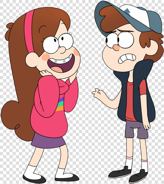 Gravity Falls Clipart   Mabel Dipper And Bill  HD Png DownloadTransparent PNG