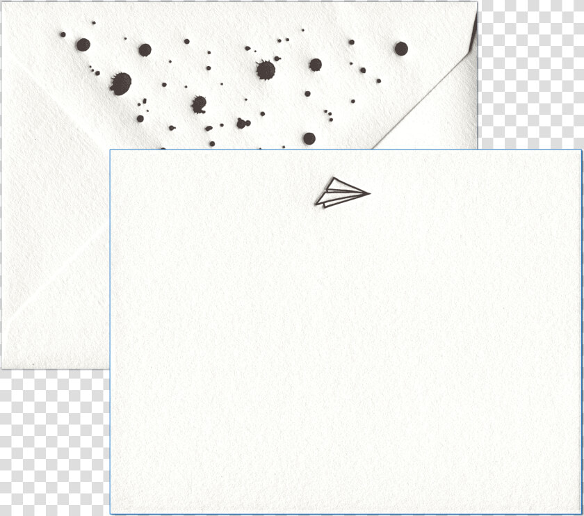 Paper Airplane Letterpress Social Stationery   Envelope  HD Png DownloadTransparent PNG