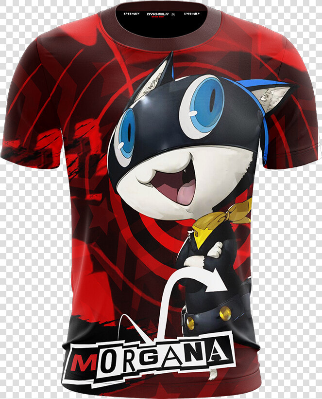 Persona 5 Morgana Unisex 3d T shirt   T Shirt Bprd Hellboy  HD Png DownloadTransparent PNG