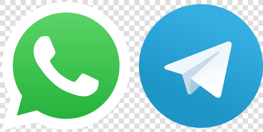 Whatsapp And Telegram Logo  HD Png DownloadTransparent PNG