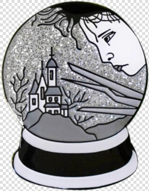 Edward Scissorhands Snow Globe Pin   Globe  HD Png DownloadTransparent PNG