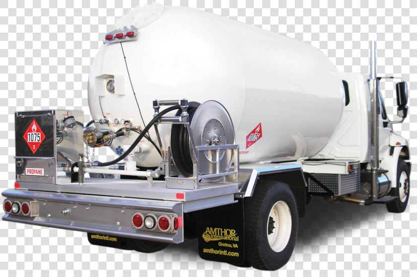 Propane bobtail   Trailer Truck  HD Png DownloadTransparent PNG