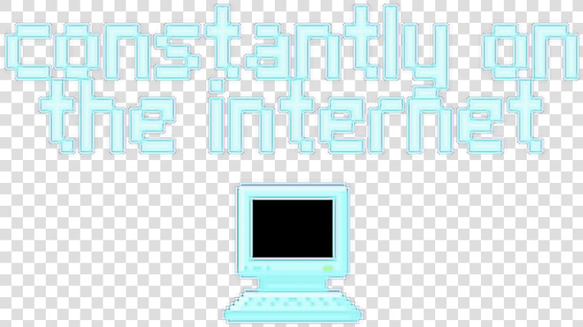  blue  internet  cute  computer  aesthetic  aesthetics   Blue Pastel Aesthetic Computer  HD Png DownloadTransparent PNG